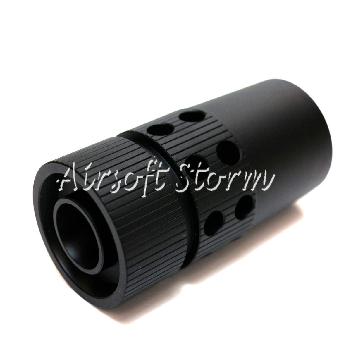 Shooting Gear Army Force Large CQB Type Steel Flash Hider 14mm CCW Black