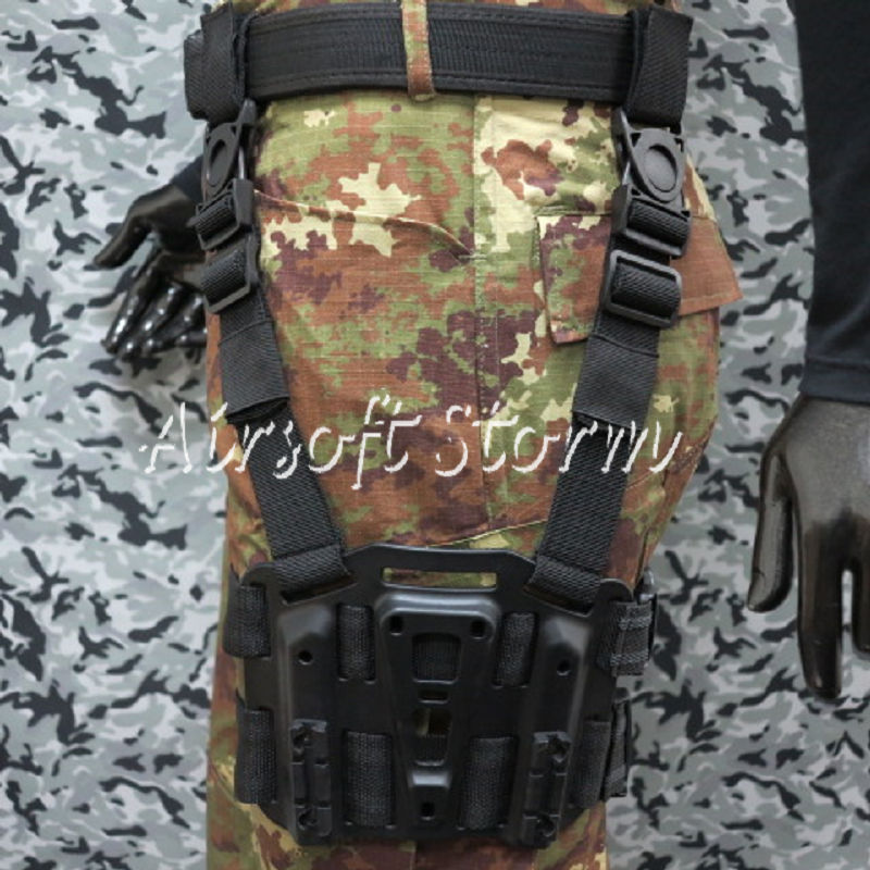 CQC SERPA Tactical Modular Drop Leg Holster Platform Panel Plate Black