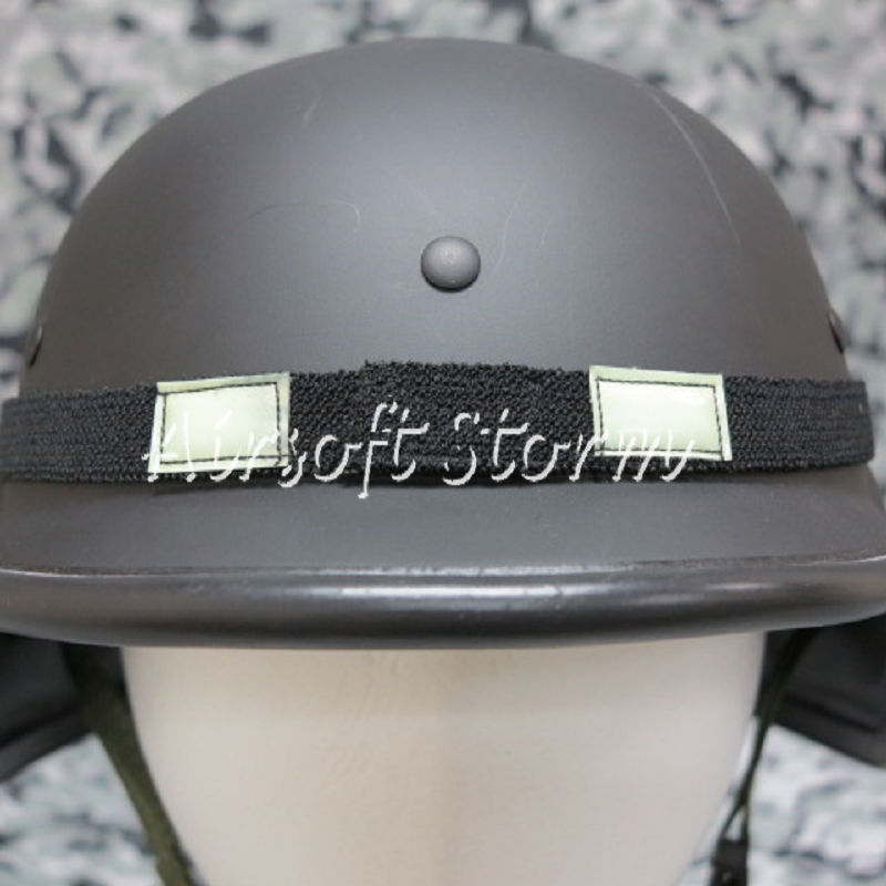 US MIL-SPEC Helmet Reflective Cat-Eyes Band Black PASGT MICH