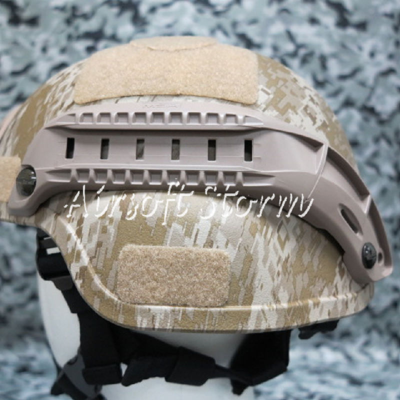 Airsoft SWAT Tactical Gear MSA Style Helmet Rail for MICH/ACH Helmet Coyote Brown