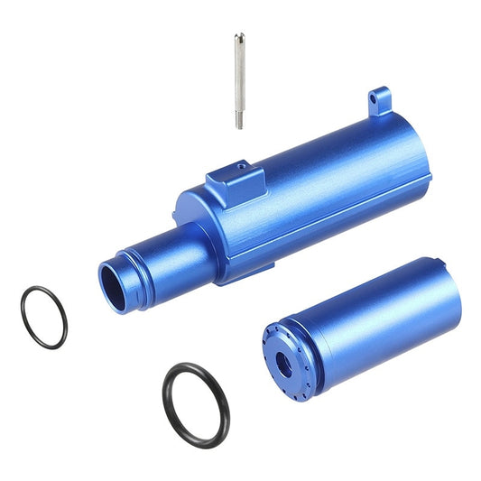 C&C Tac CNC Aluminum Performance Nozzle Set for Tokyo Marui SAIGA-12 Airsoft GBB (Blue)